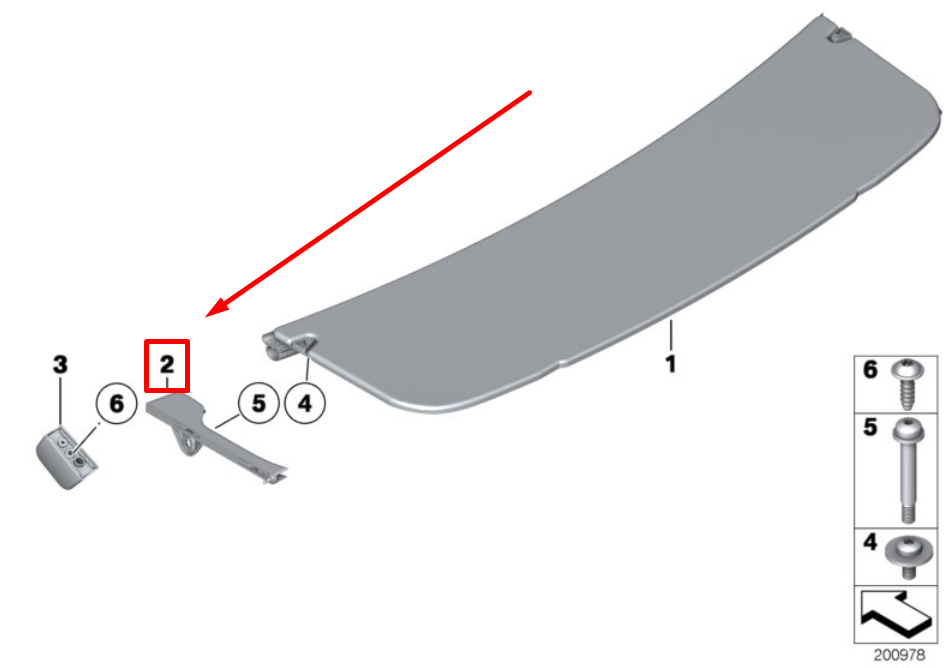 new bmw 5 f07 rear parcel shelf left support 7229731 51497229731 original