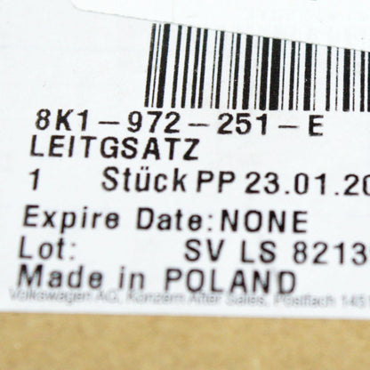 NEW AUDI A4 B8 FRONT LEFT SPEED SENSOR WIRING HARNESS 8K1972251E