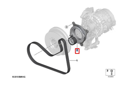NEW BMW 3 G20 DRIVE BELT TENSIONER 11287952899 7952899 ORIGINAL