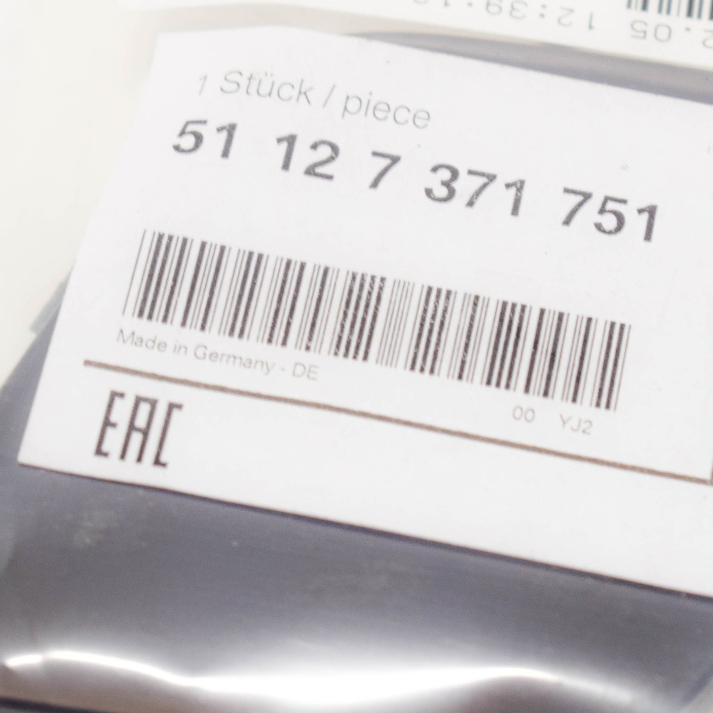 new bmw 1 f20 rear bumper hook tow eye cap cover 51127371751 original