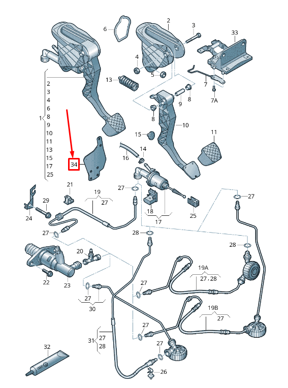 new vw golf vi 5k mk6 heat shield insulation 1k2721615c original