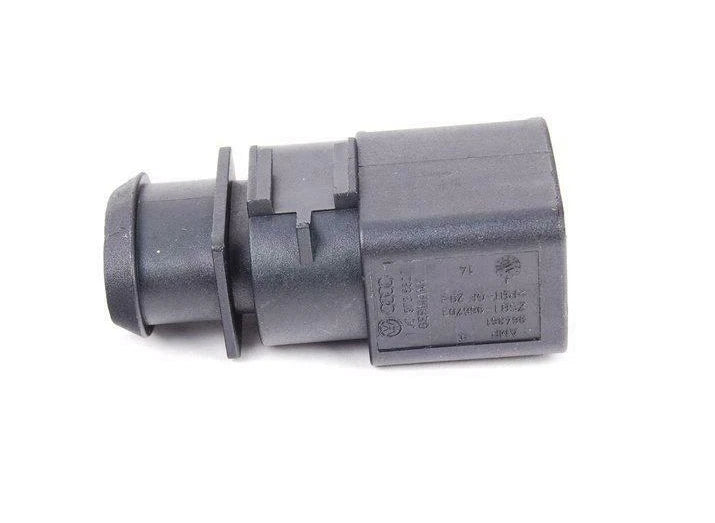 NEW VOLKSWAGEN EOS RADIATOR FAN FLAT CONNECTOR HOUSING 2 PIN 1J0973852 ORIGINAL