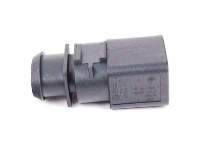 NEW VOLKSWAGEN EOS RADIATOR FAN FLAT CONNECTOR HOUSING 2 PIN 1J0973852 ORIGINAL