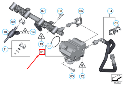new mini cooper r56 high pressure fuel pump 13517592429 7592429 original