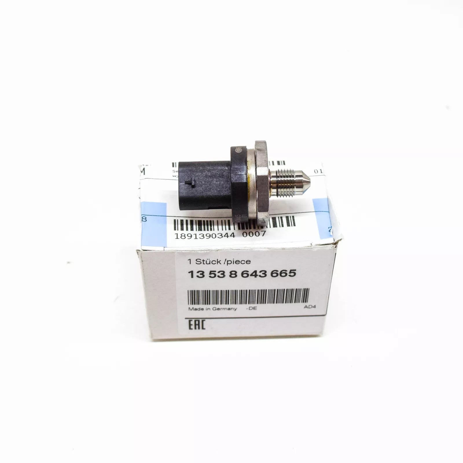 NEW BMW 1 F21 FUEL HIGH-PRESSURE SENSOR 8643665 13538643665 ORIGINAL