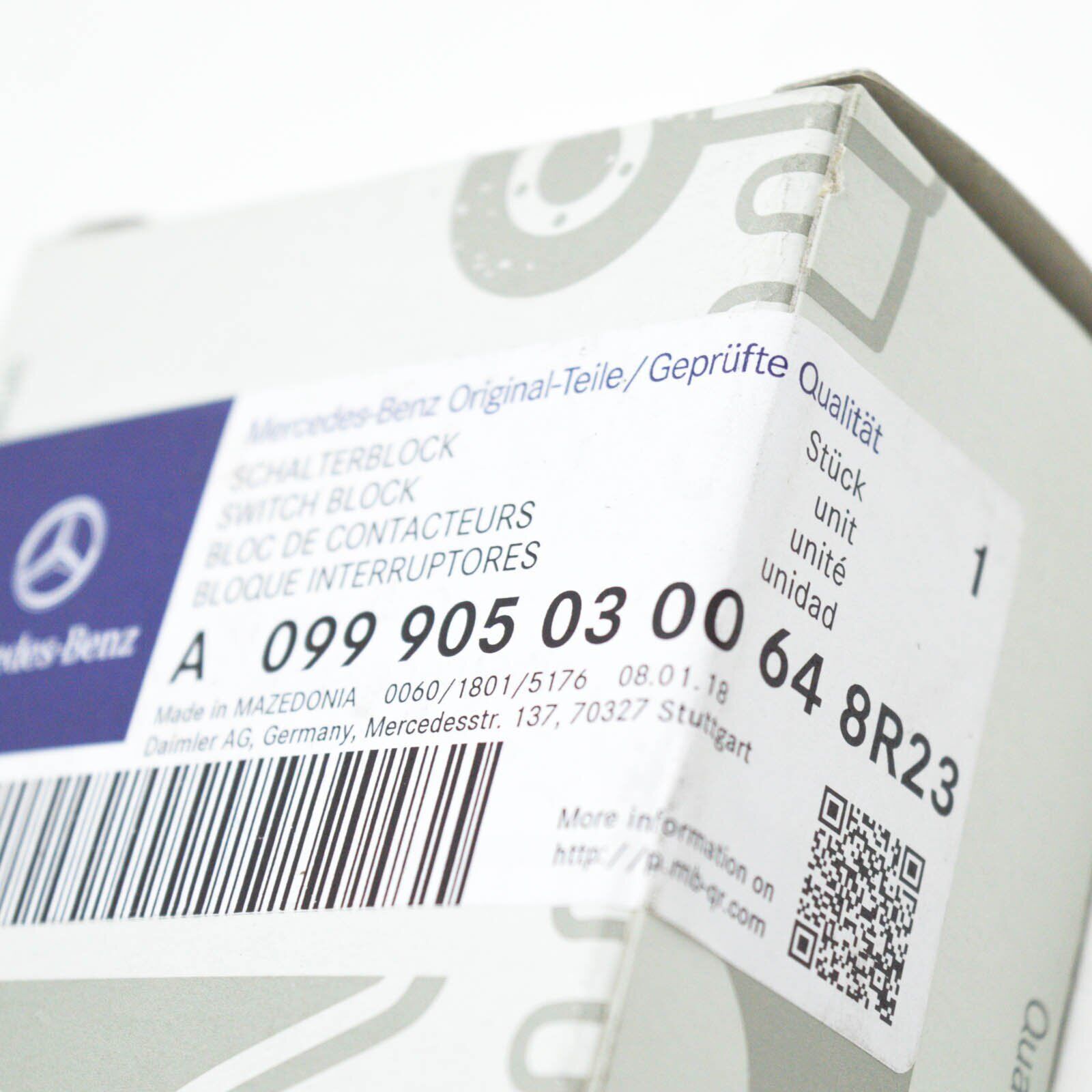 NEW MERCEDES-BENZ C W20 STEERING WHEEL RIGHT SWITCH A0999050300648R23 ORIGINAL