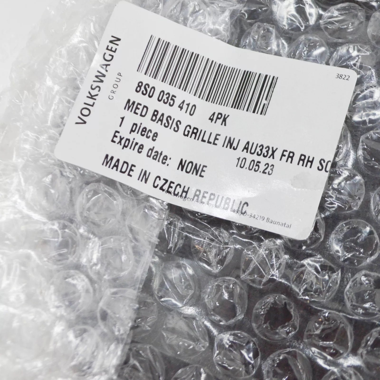 NEW AUDI TT FV REAR RIGHT LOUDSPEAKER TRIM 8S00354104PK 8S0035410 4PK ORIGINAL