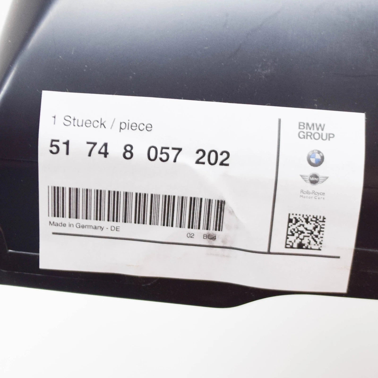 NEW BMW 3 GT F34 RADIATOR M SPORT LOWER AIR DUCT 51748057202 8057202 2016