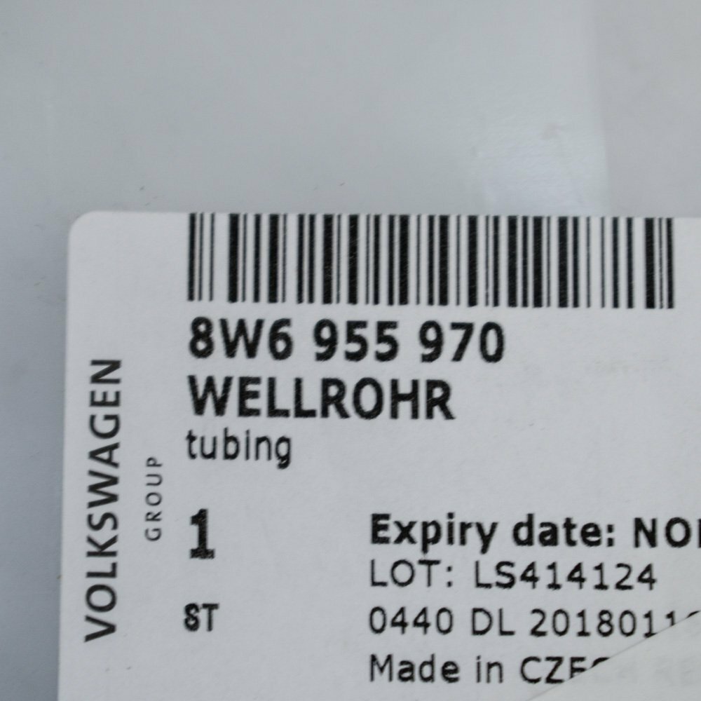 NEW AUDI A4 B9 CORRUGATED PIPE 8W6955970 ORIGINAL