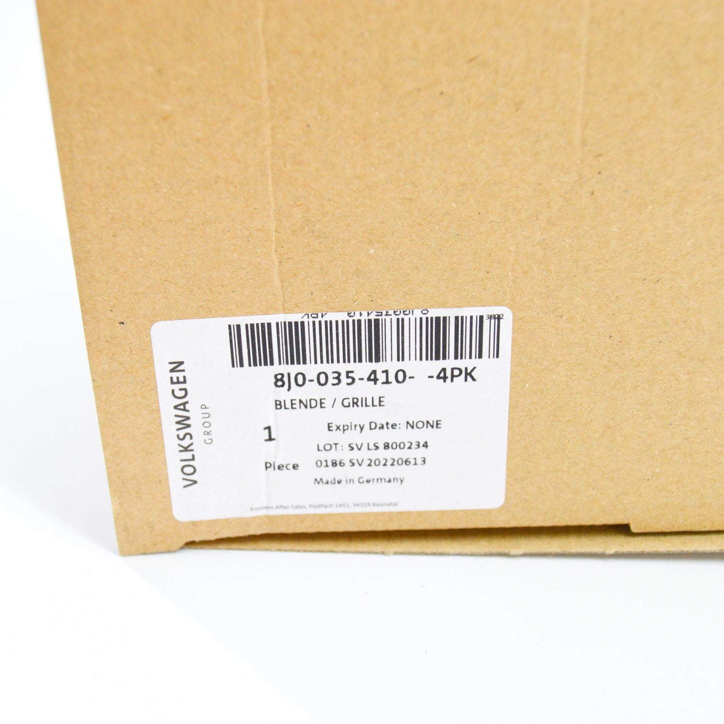 NEW AUDI TT 8J FRONT RIGHT DOOR LOUDSPEAKER TRIM 8J00354104PK ORIGINAL