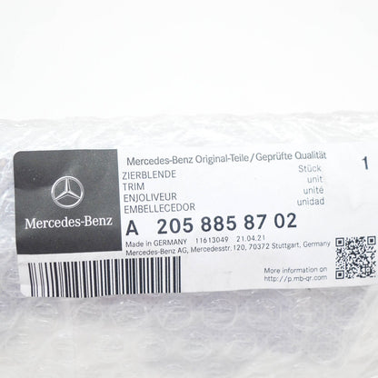 NEW MERCEDES-BENZ C W205 AMG FRONT BUMPER RIGHT SIDE MOLDING A2058858702