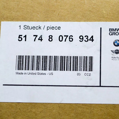 NEW BMW X5 F95 FRONT RIGHT INTERCOOLER AIR GUIDE DUCT 51748076934 2021 ORIGINAL