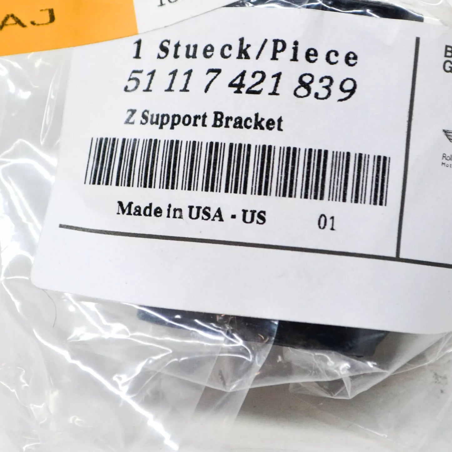 NEW BMW X5 G05 FRONT BUMPER IMPACT BAR BRACKET 51117421839 7421839 ORIGINAL