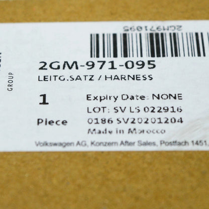 NEW VOLKSWAGEN T-CROSS C11 FRONT BUMPER PDC WIRING SENSOR 2GM971095