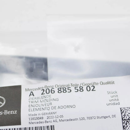 NEW MERCEDES-BENZ C W206 AMG FRONT BUMPER CENTER LOWER TRIM A2068855802 ORIGINAL