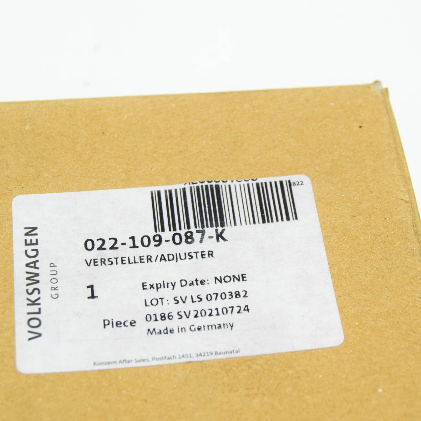 NEW AUDI A3 8P ENGINE TIMING CAMSHAFT SPROCKET 022109087K ORIGINAL