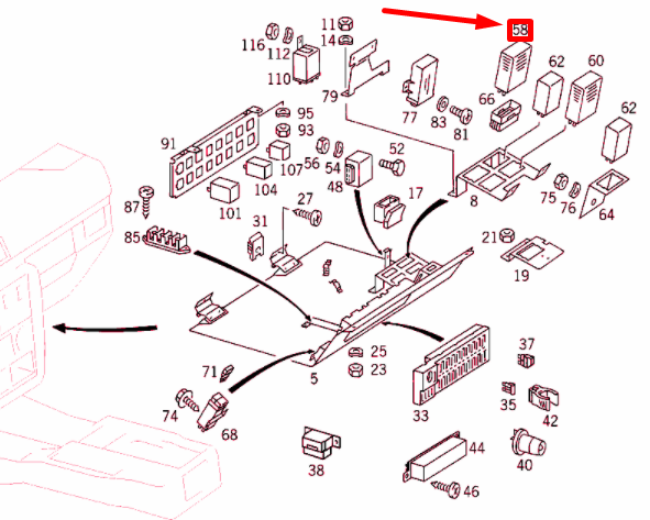 NEW MERCEDES-BENZ G W463 ELECTRONIC IDLING CONTROL UNIT A0075459632 ORIGINAL