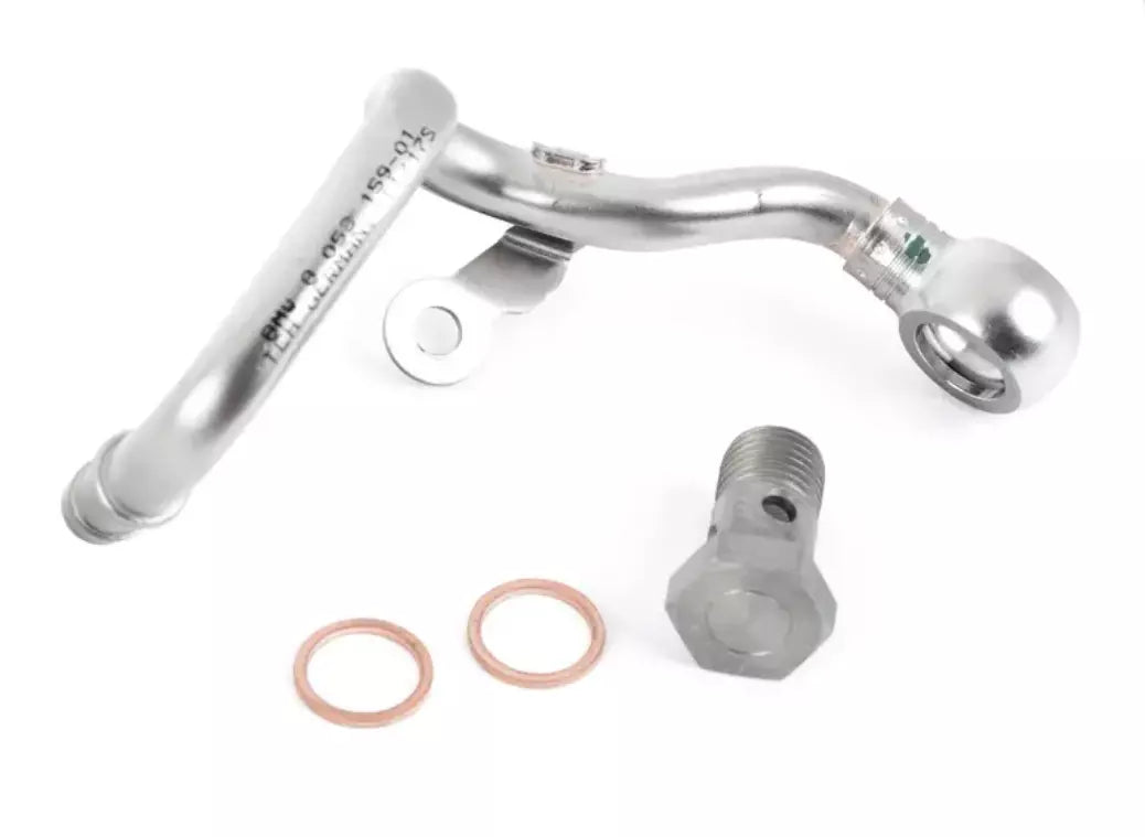 NEW BMW 6 COUPE F13 TURBOCHARGER COOLANT LINE 11538053159 8053159 ORIGINAL