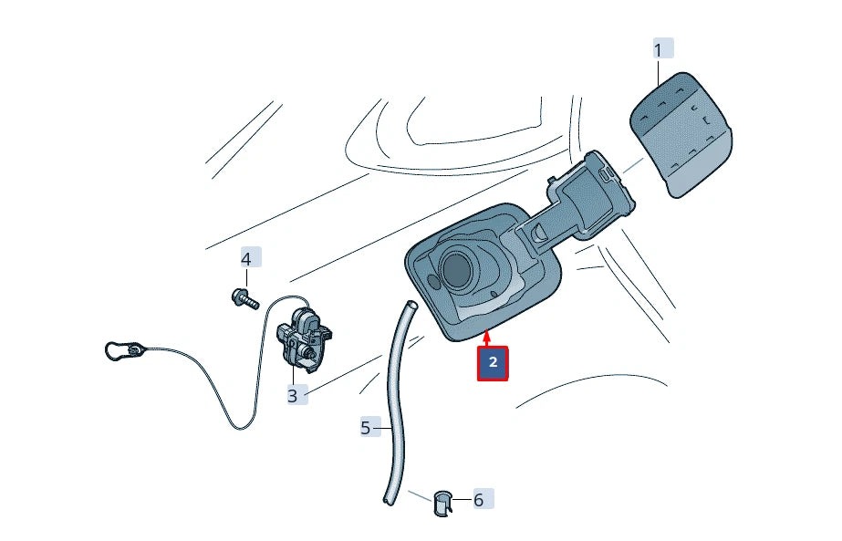 NEW AUDI RS4 AVANT B9 FUEL TANK FLAP 8W0809906C