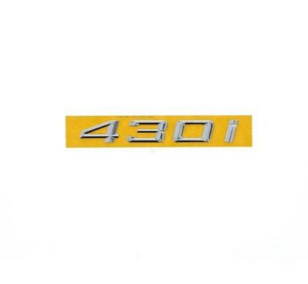 new bmw 4 cabrio f33 rear trunk boot lid badge 430i 51147423948 original