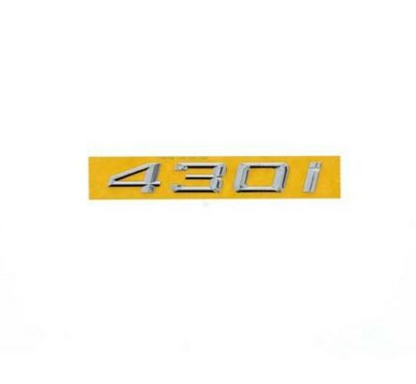 new bmw 4 cabrio f33 rear trunk boot lid badge 430i 51147423948 original