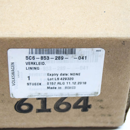 NEW VOLKSWAGEN JETTA MK6 EXTERIOR LEFT B-PILLAR LINING TRIM 5C6853289041