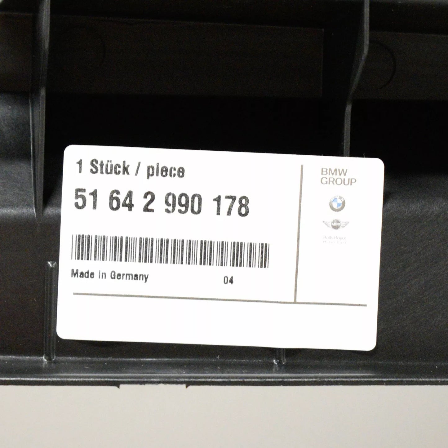 NEW BMW X1 E84 FRONT RADIATOR AIR DUCT 51642990178 2990178 2012 ORIGINAL