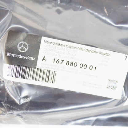 NEW MERCEDES-BENZ GLS X167 FRONT LICENCE PLATE HOLDER A1678800001 ORIGINAL
