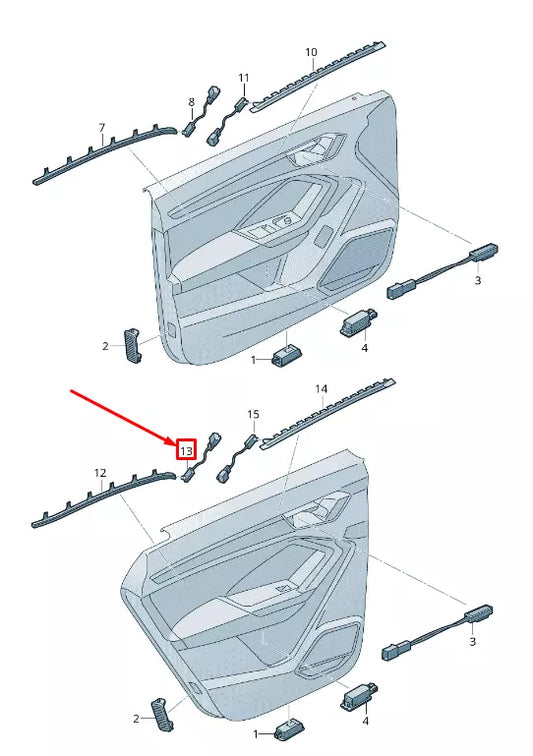 NEW AUDI Q3 F3 RIGHT DOOR COURTESY LIGHT 83A947356K