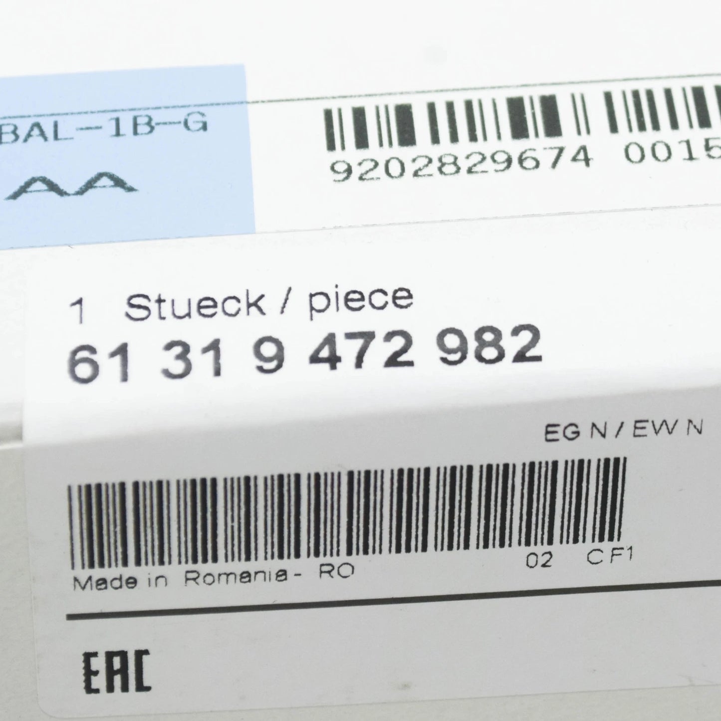 NEW BMW 7 G11 G12 HEADLIGHT SWITCH CONTROL UNIT 61319472982 9472982 ORIGINAL