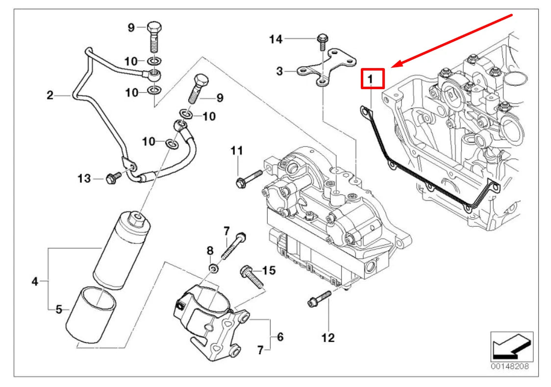 NEW BMW Z4 COUPE E86 VANOS GASKET 7831938 11367831938 ORIGINAL