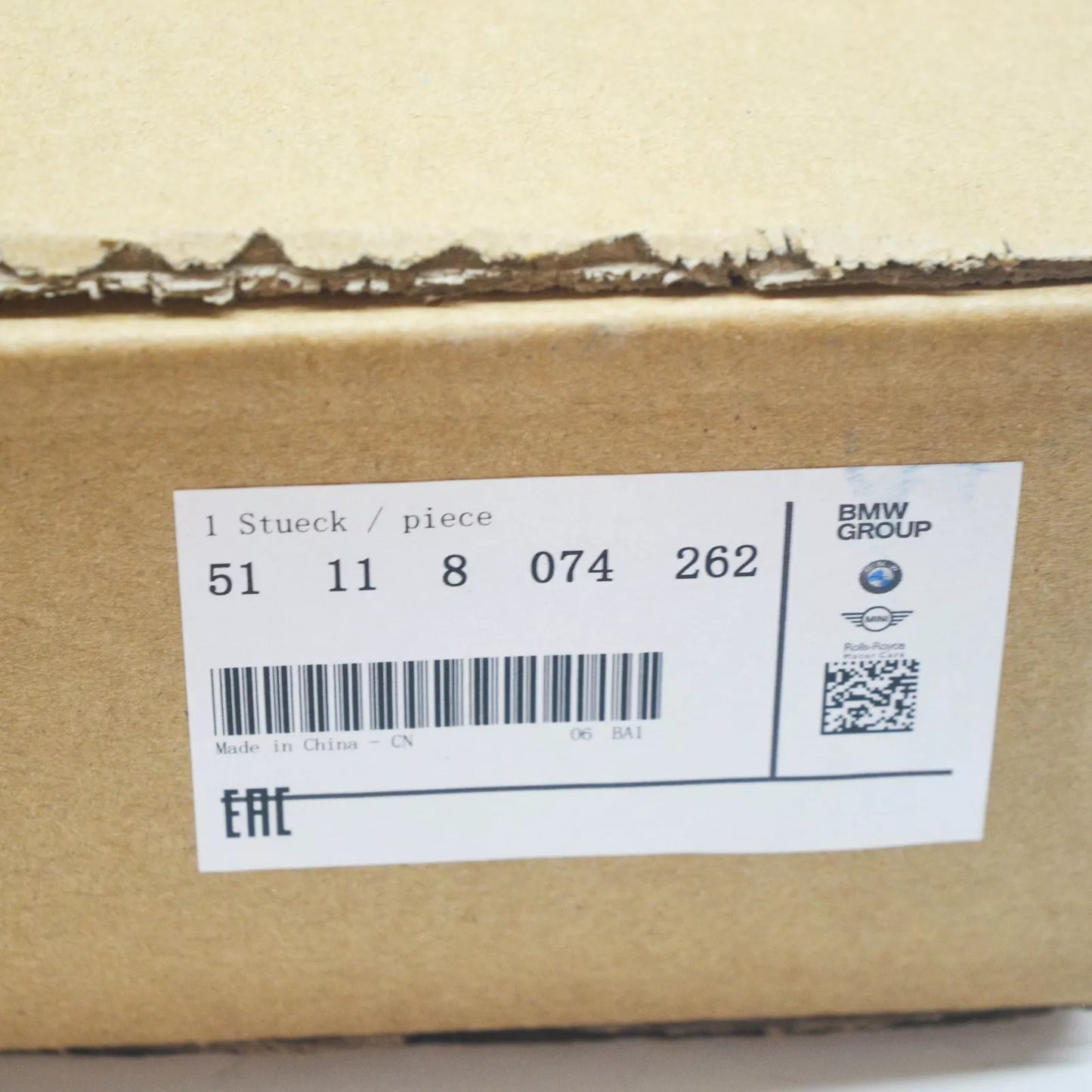 NEW BMW X7 G07 M FRONT BUMPER LOWER GRILLE RIGHT FINISHER 51118074262 ORIGINAL