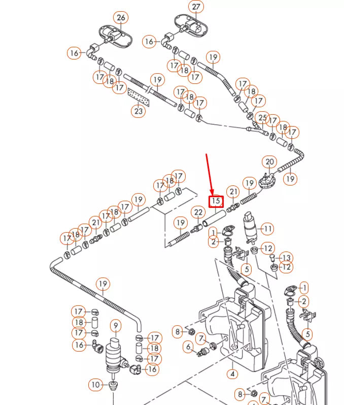 NEW AUDI A1 MK1 HEAT SHRINK TUBING SET 000979992A