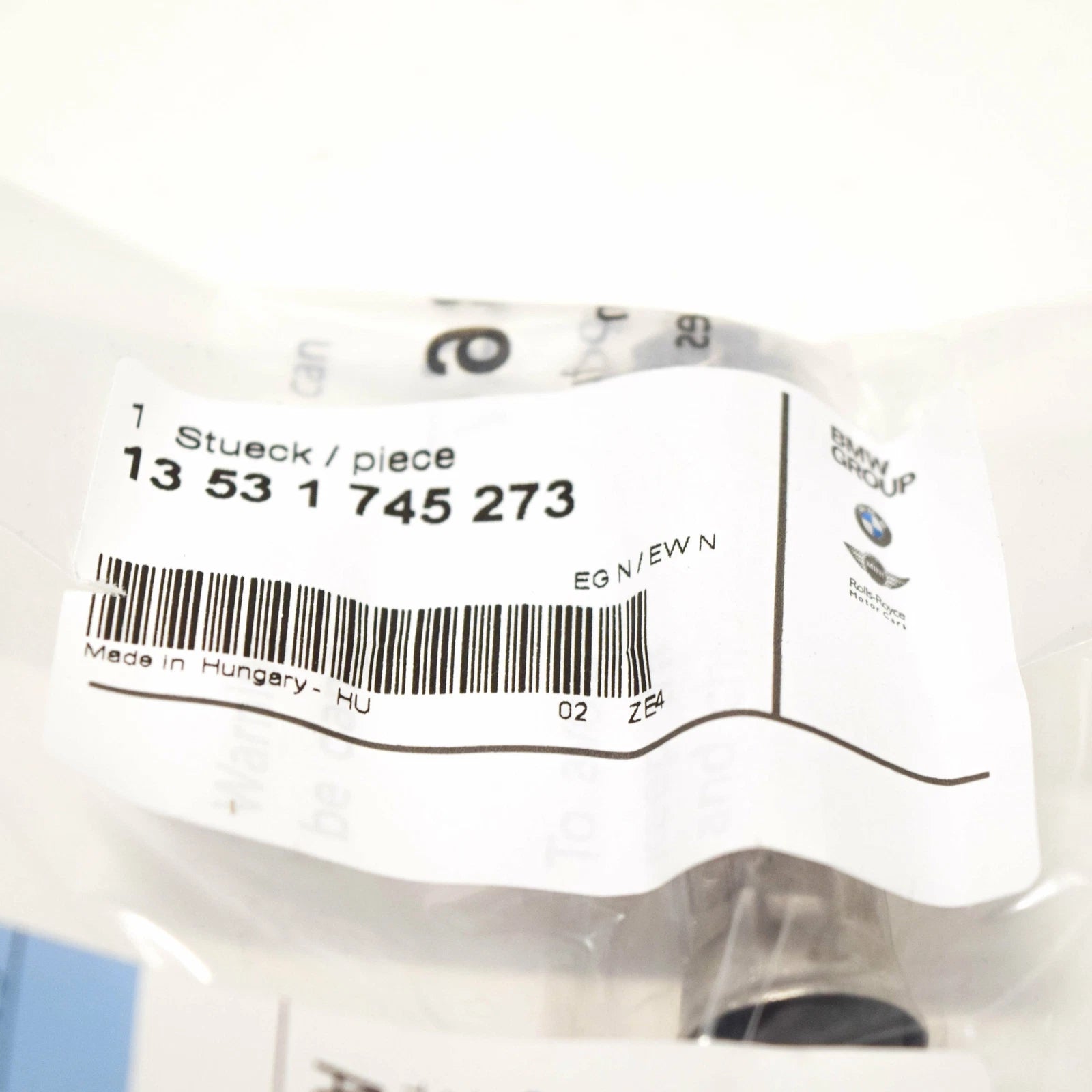 NEW BMW 5 E39 FUEL HOSE PIPE 13531745273 1745273 4.4 PETROL 210KW ORIGINAL