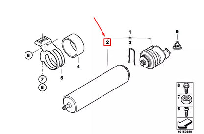 NEW BMW 3 E90 FUEL FILTER 13327793672 ORIGINAL