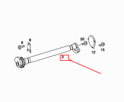 new mercedes-benz e cabrio a207 engine balance shaft a6420301472 original