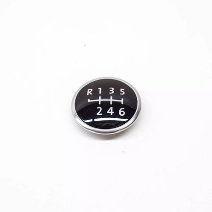 NEW VW TRANSPORTER T5 6 SPEED GEAR SHIFT KNOB BADGE 7E0711144AHB5 ORIGINAL