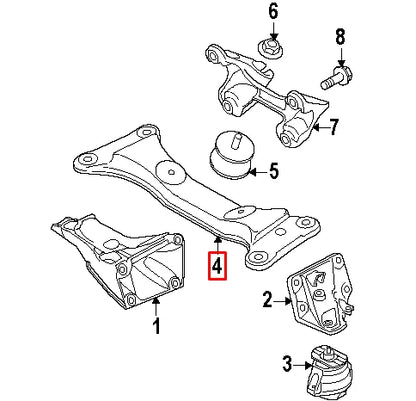 NEW BMW 1 E81 GEARBOX SUPPORT BRACKET 22326778060 2011 ORIGINAL