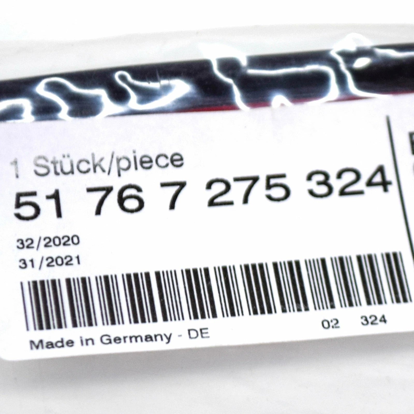 NEW BMW 6 GRAN COUPE F06 REAR RIGHT DOOR SEALING 51767275324 ORIGINAL