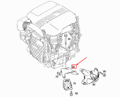 new mercedes-benz c w205 right engine protection shield a2052410734 original