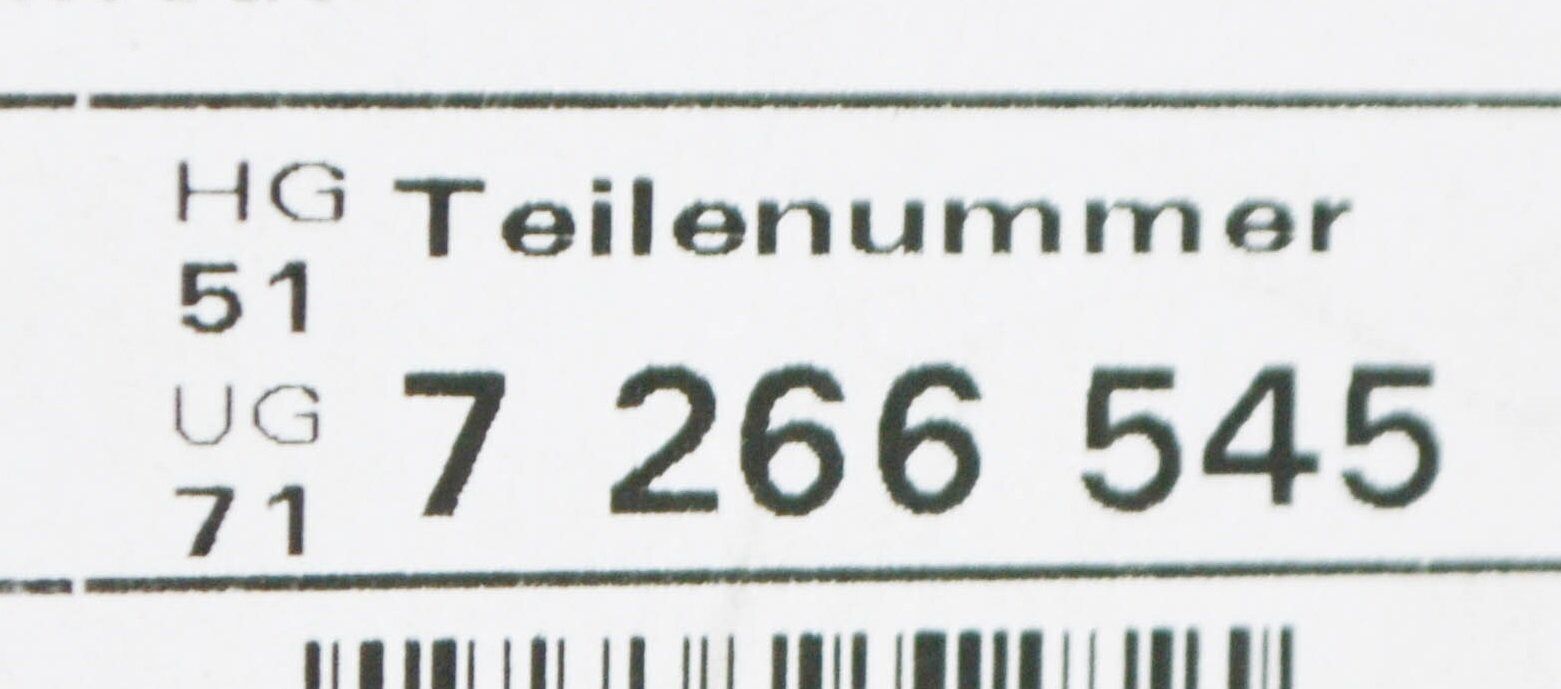 new mini cooper r56 front left wheel housing cover 51717266545 original