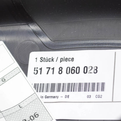 NEW BMW 6 GT G32 FRONT RIGHT BOTTOM WHEEL ARCH TRIM 51718060028 ORIGINAL