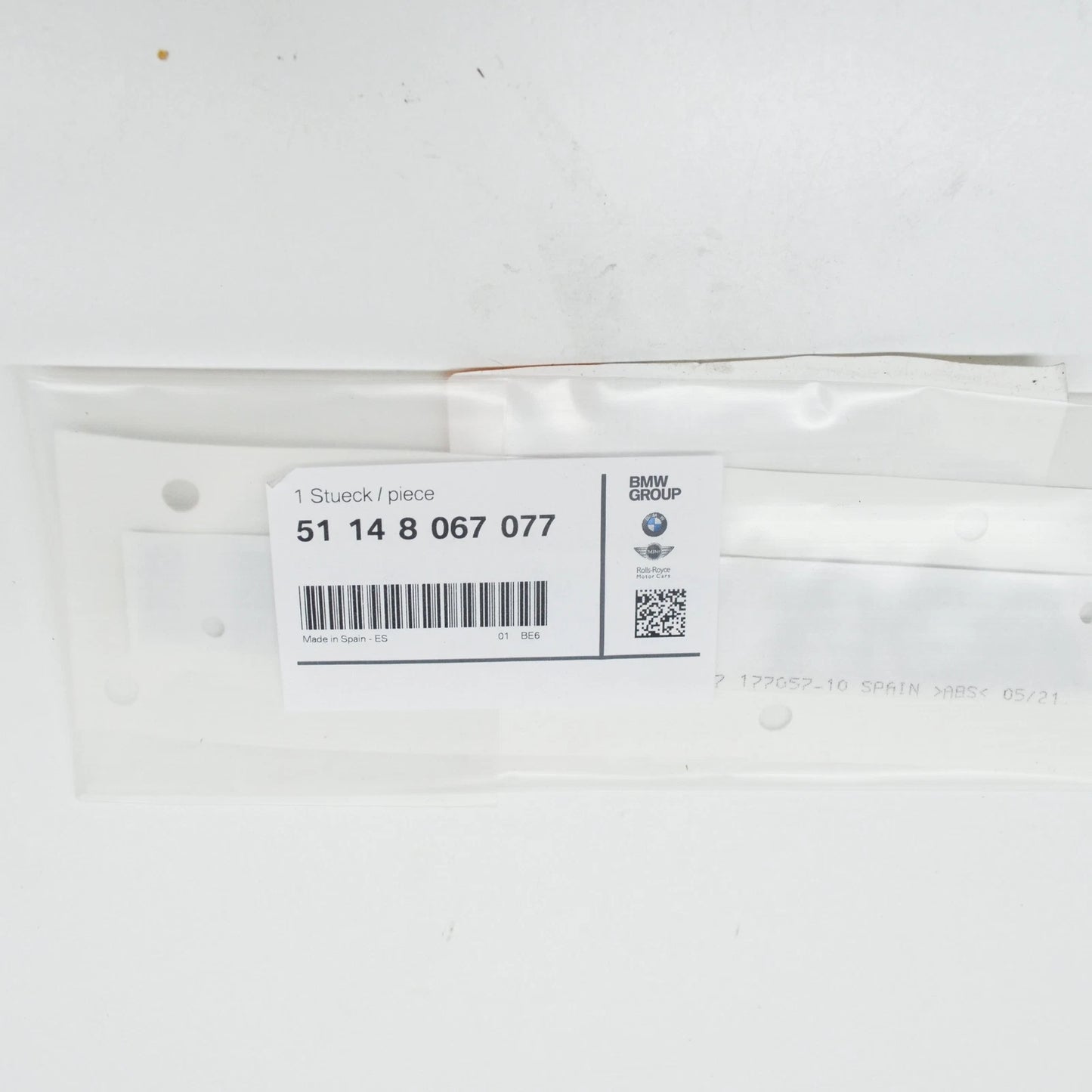 NEW BMW 1 F20 M 140I TRUNK EMBLEM BADGE 51148067077 8067077 ORIGINAL