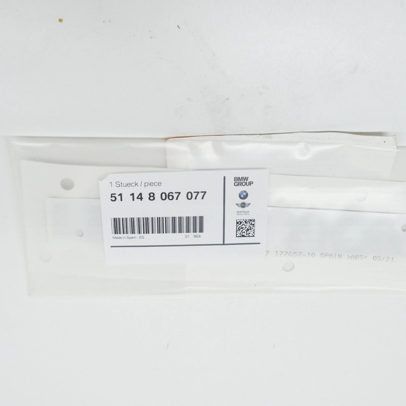 NEW BMW 1 F20 M 140I TRUNK EMBLEM BADGE 51148067077 8067077 ORIGINAL