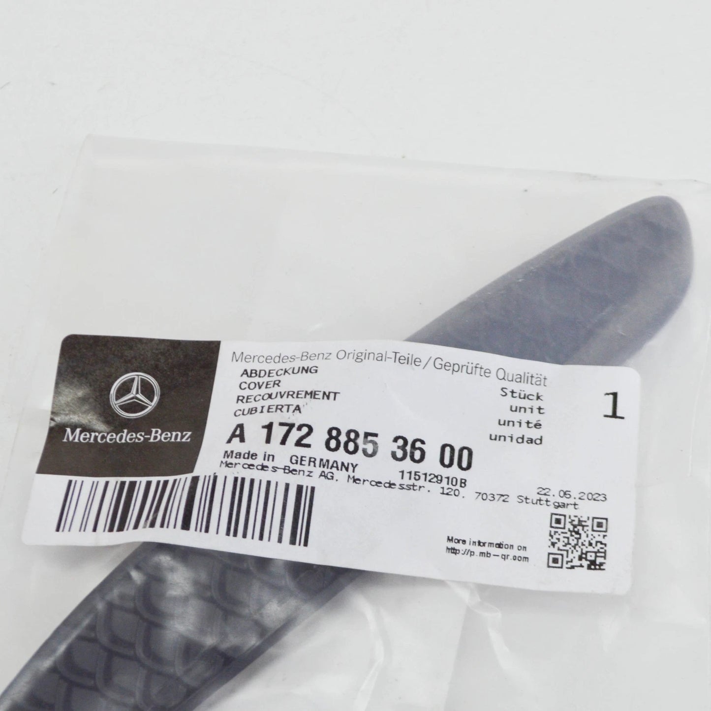 NEW MERCEDES-BENZ SLK R172 REAR RIGHT BUMPER AREA COVER A1728853600 ORIGINAL