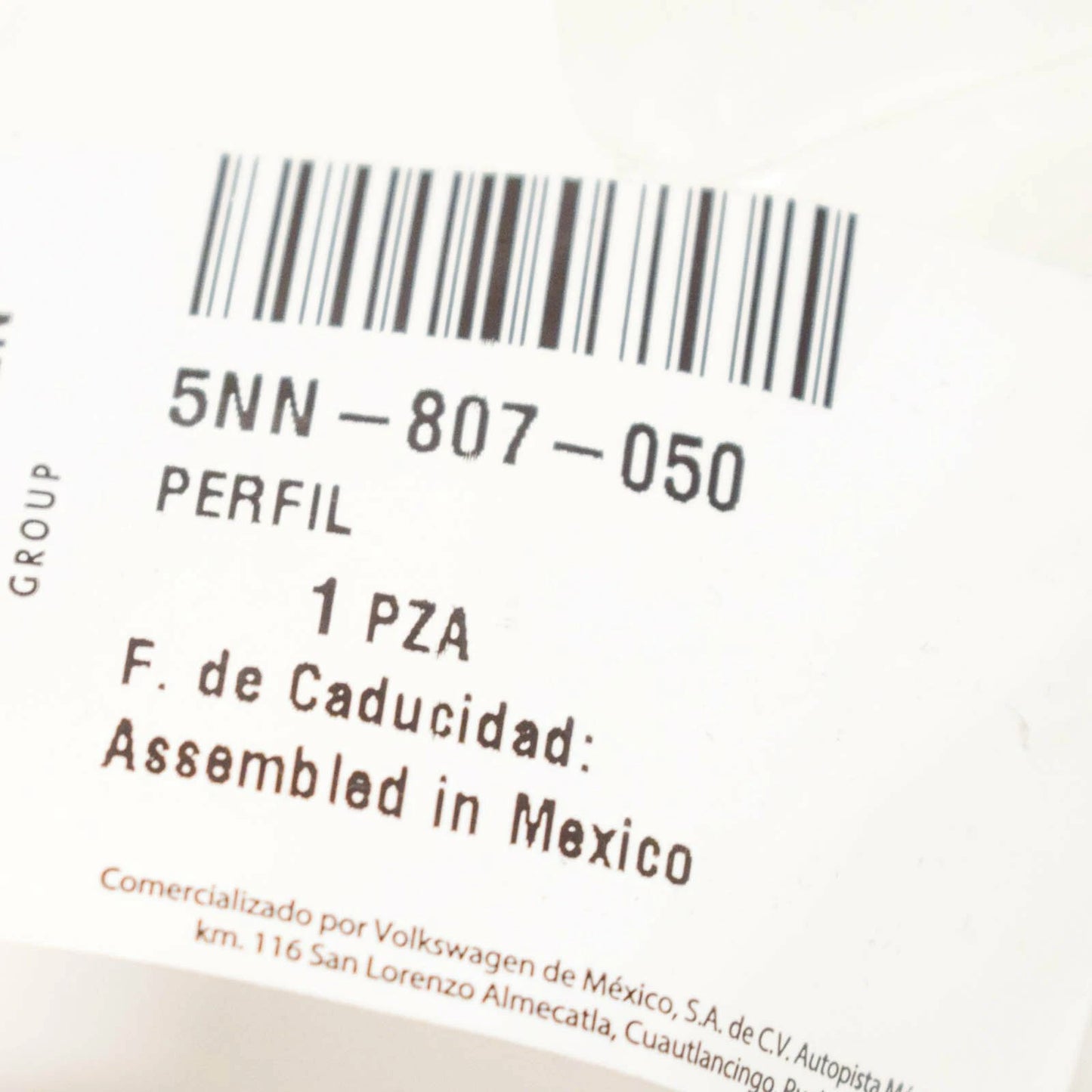 NEW VOLKSWAGEN TIGUAN MK2 5N FRONT RIGHT BUMPER BRACKET 5NN807050 ORIGINAL