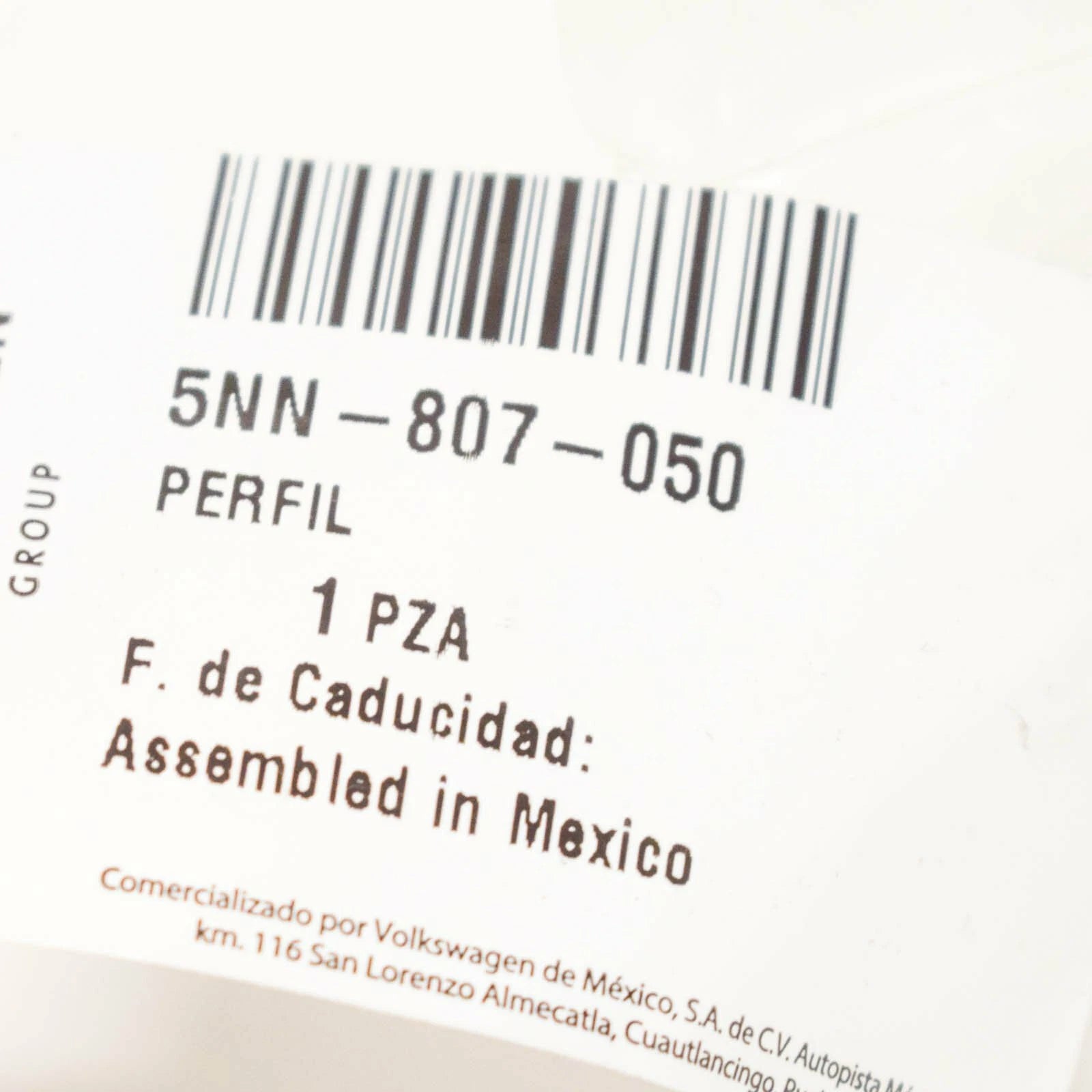 NEW VOLKSWAGEN TIGUAN MK2 5N FRONT RIGHT BUMPER BRACKET 5NN807050 ORIGINAL