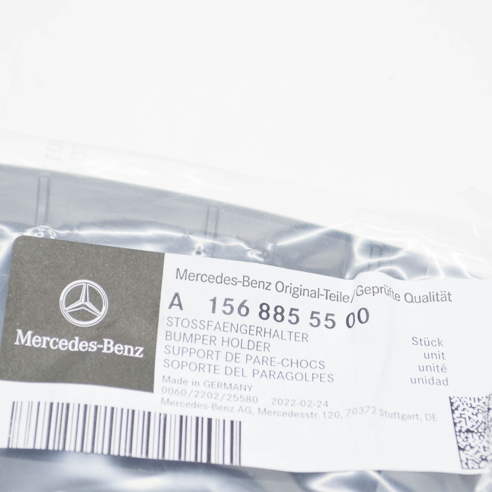 NEW MB GLA X156 FRONT BUMPER LEFT SIDE TRIM INNER HOLDER A1568855500 ORIGINAL