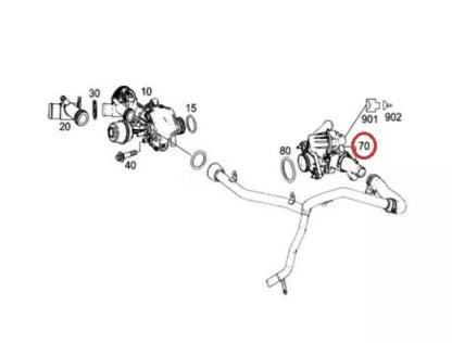 NEW MERCEDES-BENZ GLA X156 THERMOSTAT A2702002200