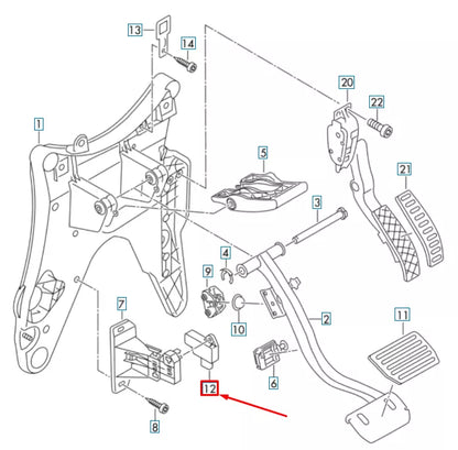 NEW VW TOUAREG 7P VEHICLE SPEED SENSOR 7P0927810